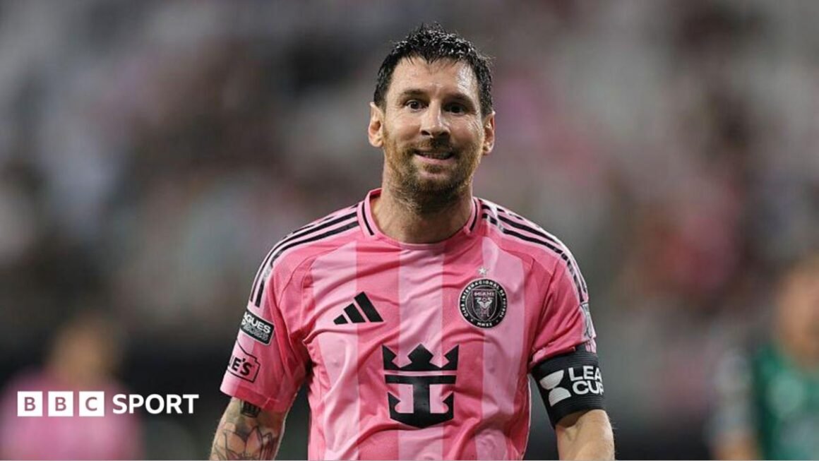 Lionel Messi Comes Off… Lionel Messi Comes Off…