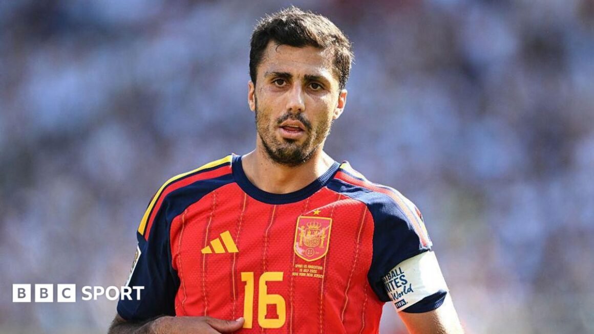 Rodri arrives in…